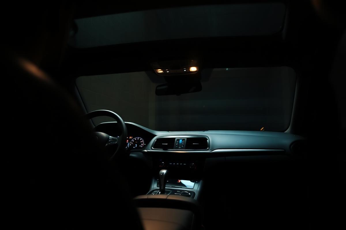 Clean detailed car interior